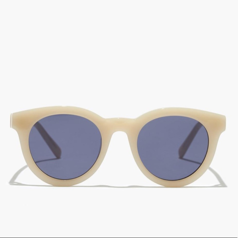 Madewell Cream Halliday Sunglasses
